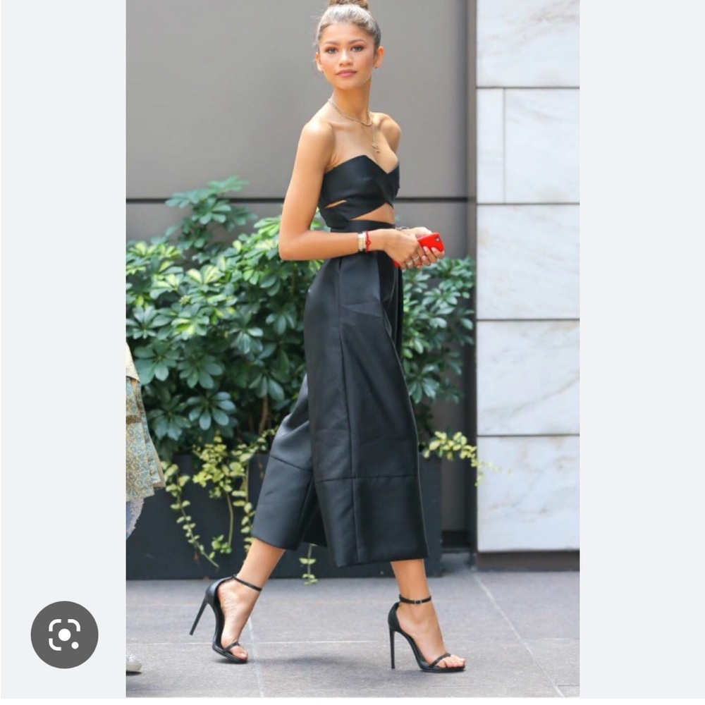 Solace London Black jumpsuit, size 4